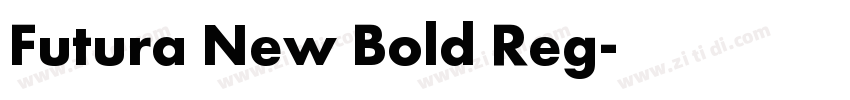 Futura New Bold Reg字体转换 Futura New Bold Reg字体转换